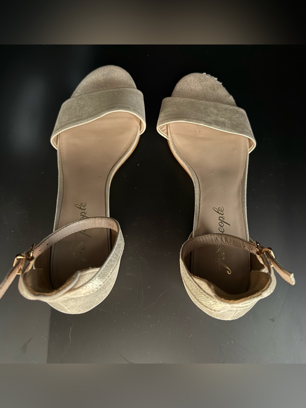 Free People Metallic Block Heel Sandals – Women’s EU 39 / US 8.5-9 Shimmery - Picture 7 of 11